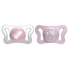 Suzeta Chicco PhysioForma Micro, 2 bucati, pink, 0-2luni
