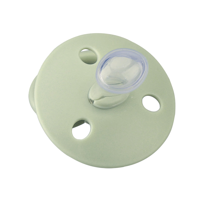 Suzeta din silicon cu cutie de depozitare, 0-6 Luni, Mombella Ciupercuta Fancy - Swamp