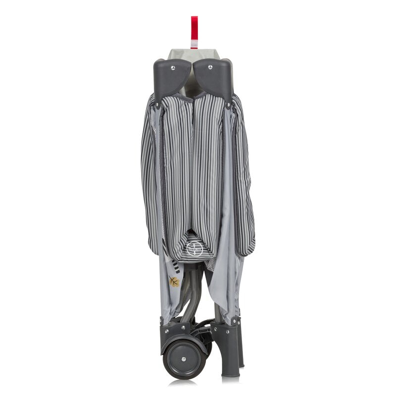 Tarc de joaca copii, Lionelo, Bonnie, Pana la 15 kg, 100 x 100 cm, Pliere compacta, Include geanta de transport, Din plasa, Cu intrare laterala cu fermoar, Cu roti, Cu salteluta din spuma, Conform cu EN12227, Gri deschis - gogobaby.ro