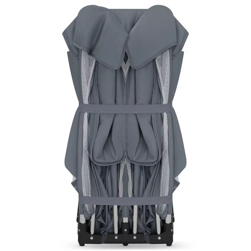 Tarc de joaca copii, Lionelo, Florence Easy Fold XL, 180 x 200 x 68 cm, Pliere, depliere automata, Include geanta de transport, Din plasa, Cu doua intrari laterale, 0-48 luni, Conform cu EN12227, Grey Stone