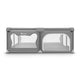 Tarc de joaca copii, Lionelo, Willow XL,180 x 200 cm, Pliere compacta, Include geanta de transport, Din plasa, Cu doua intrari laterale si fermoar, Cu ventuze pentru stabilitate, Conform cu EN 12227:2010, Gri