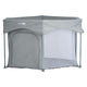 Tarc de joaca, FreeON, Hexagon, Pliabil, Intrare cu fermoar, Cu geanta de transport, 117 x 74 cm, Grey
