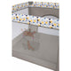 Tarc de joaca, FreeON, Patrat, Pliabil, Intrare cu fermoar, Laterale din plasa, 93x93x87 cm, Pana la 15 kg, 6 luni+, Gri