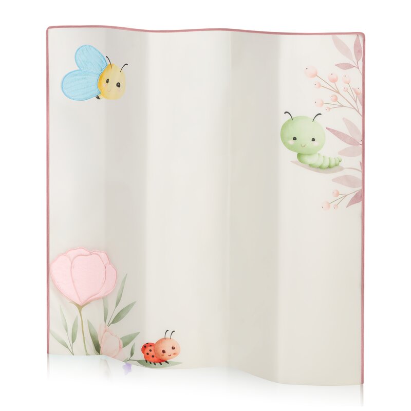 Tarc de joaca, Lionelo, Mille Plus, Pliabil, Include saltea cu densitate T25, 4 jucarii cu velcro, Manere textile, Geanta de transport, Cu roti si inchidere laterala, Pereti din plasa pentru vizibilitate si aerisire, 100 x 100 x 77 cm, Roz