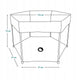 Tarc de joaca, Lionelo, Roel Plus, Pliere ultra-compacta, Sistem LockGuard impotriva plierii accidentale, Geanta de transport inclusa, Conform cu EN 12227:2010, 134x134x74 cm, 6 luni+, Multicolor