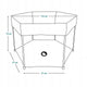 Tarc de joaca, Lionelo, Roel Plus, Pliere ultra-compacta, Sistem LockGuard impotriva plierii accidentale, Geanta de transport inclusa, Conform cu EN 12227:2010, 134x134x74 cm, 6 luni+, Multicolor