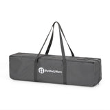 Tarc pliant, Petite&Mars, Nook, 90 x 90 cm, Pliere compacta, Include geanta de transport, Intrare laterala, Pereti din plasa, Structura stabila, Pana la 15 kg, 0 luni+, Gri