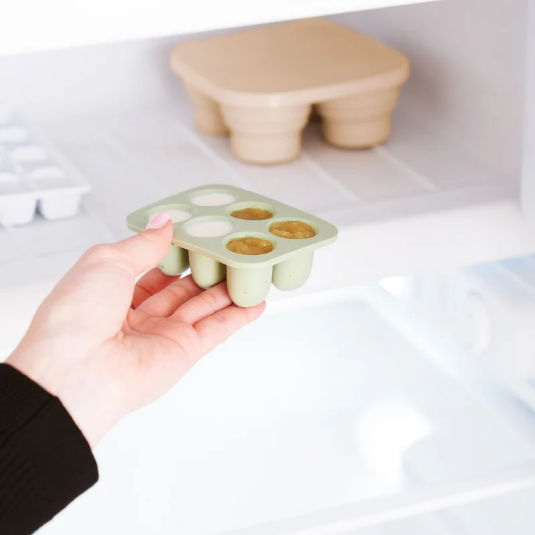 Babymoov - Set recipiente din silicon si feeder pentru bebelusi - gogobaby.ro