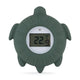 Temometru digital, Petite&Mars, Broscuta Terry, Multifunctional, Ecran usor de citit, Valoare precisa, Silicon Sigur, Avertizare temperatura, 0 luni+, Verde