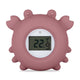 Temometru digital, Petite&Mars, Crabul Caleb, Multifunctional, Ecran usor de citit, Valoare precisa, Silicon Sigur, Avertizare temperatura, 0 luni+, Roz