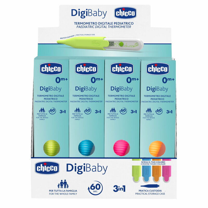 Termometru digital pentru copii Chicco DigiBaby 3 in 1, 0luni+ - gogobaby.ro