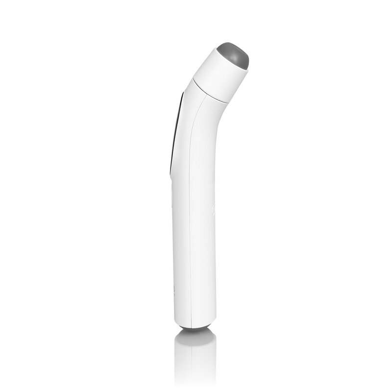 Termometru, Lionelo, FeverScan, Cu infrarosu, Fara contact, Rezultat ultrarapid, Potrivit si pentru alimente, Cu 4 moduri de functionare, Cu indicator LED si alarma sonora, Cu husa de depozitare