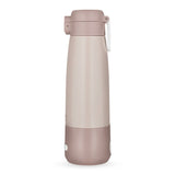 Termos inteligent cu incalzire, Lionelo, ThermUp Bottle, Incalzeste in 3.5 min, Mentine temperatura pana la 20 h, Constructie vidata cu 5 straturi, Capacitate 350 ml, USB-C, 5 setari de temperatura: 37-55°C, Roz nude