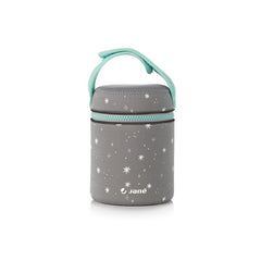 Termos mancare solida bebelusi, Jane, Din otel inoxidabil, 550 ml, Fara BPA, Cu gentuta din izopren, Mint