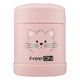 Termos, FreeON, Pentru alimente solide, Din otel inoxidabil, Mentine cald pana la 12 ore si rece pana la 24 ore, Pink Kitty