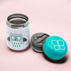 Termos, Bbluv, Food, Pentru alimente solide, Cu lingurita inclusa, 300 ml, BPA Free, Aqua