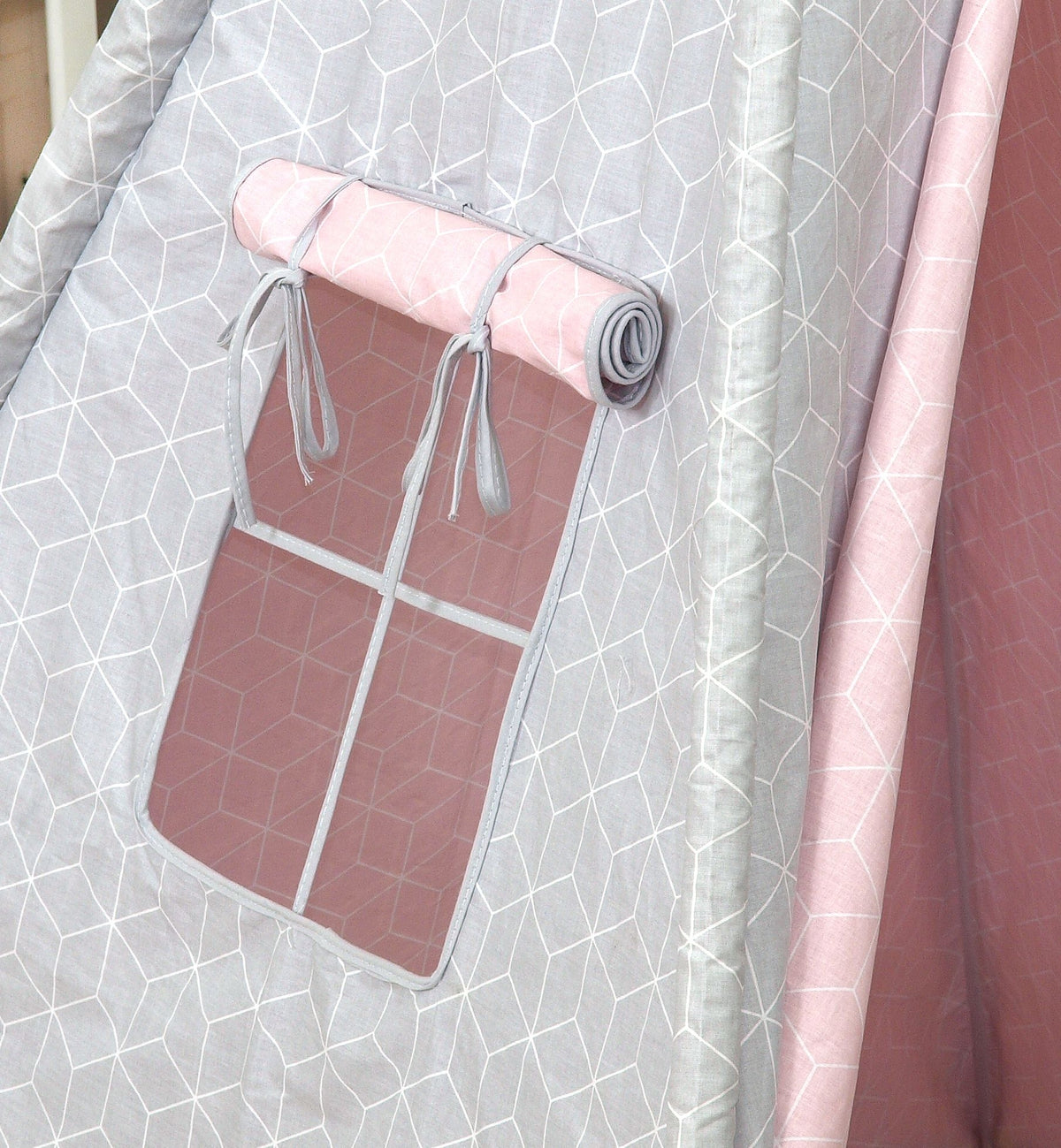 Jolie Cort Tipi 100x100 cm Geometric Pink