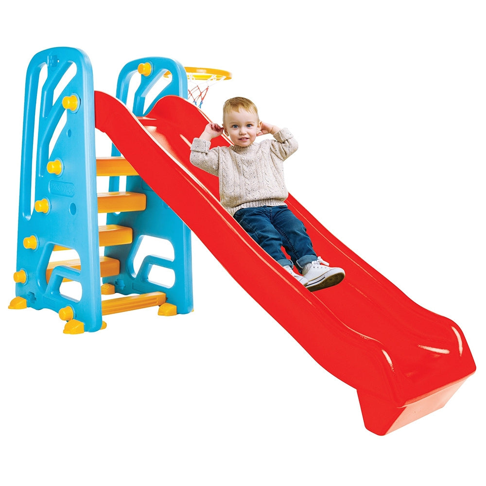 Tobogan Pilsan Wavy Slide cu cos baschet - gogobaby.ro