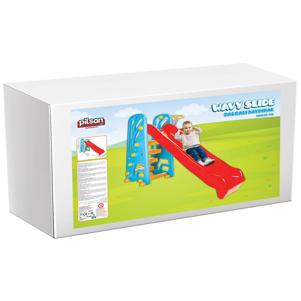 Tobogan Pilsan Wavy Slide cu cos baschet - gogobaby.ro