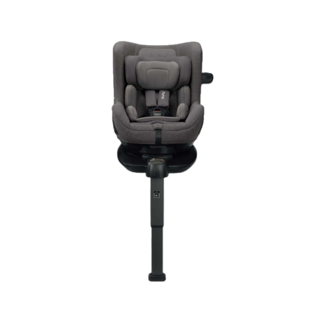 Nuna - Set Scaun auto rotativ i-Size TODL next Granite, 40-105 cm + Baza isofix BASE next i-Size pentru TODL next, testat ADAC