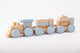 Jucarie din lemn, Cubika, Trenuletul Express - Pastel