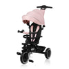Tricicleta copii, Lionelo, Berry, 2 in 1, Multifunctionala, Suport picioare, Control al directiei, Scaun reversibil, Rotire 360 grade, Functie de roata libera, Utilizare pana la 5 ani, Constructie din otel, Conform cu standardul EN71, Roz