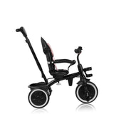 Tricicleta copii, Lionelo, Berry, 2 in 1, Multifunctionala, Suport picioare, Control al directiei, Scaun reversibil, Rotire 360 grade, Functie de roata libera, Utilizare pana la 5 ani, Constructie din otel, Conform cu standardul EN71, Roz