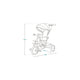 Tricicleta copii, Lionelo, Berry, 2 in 1, Multifunctionala, Suport picioare, Control al directiei, Scaun reversibil, Rotire 360 grade, Functie de roata libera, Utilizare pana la 5 ani, Constructie din otel, Conform cu standardul EN71, Verde