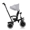Tricicleta copii, Lionelo, Berry, 2 in 1, Multifunctionala, Suport picioare, Control al directiei, Scaun reversibil, Rotire 360 grade, Functie de roata libera, Utilizare pana la 5 ani, Constructie din otel, Conform cu standardul EN71, Gri
