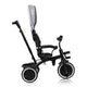 Tricicleta copii, Lionelo, Berry, 2 in 1, Multifunctionala, Suport picioare, Control al directiei, Scaun reversibil, Rotire 360 grade, Functie de roata libera, Utilizare pana la 5 ani, Constructie din otel, Conform cu standardul EN71, Gri