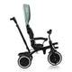 Tricicleta copii, Lionelo, Berry, 2 in 1, Multifunctionala, Suport picioare, Control al directiei, Scaun reversibil, Rotire 360 grade, Functie de roata libera, Utilizare pana la 5 ani, Constructie din otel, Conform cu standardul EN71, Verde