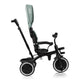 Tricicleta copii, Lionelo, Berry, 2 in 1, Multifunctionala, Suport picioare, Control al directiei, Scaun reversibil, Rotire 360 grade, Functie de roata libera, Utilizare pana la 5 ani, Constructie din otel, Conform cu standardul EN71, Verde