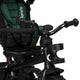 Tricicleta copii, Lionelo, Haari, Ultrapliabila, Multifunctionala, Suport picioare, Control al directiei, Scaun reversibil, Rotire 360 grade, Conform cu standardul european de securitate EN71, Verde