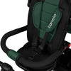 Tricicleta copii, Lionelo, Haari, Ultrapliabila, Multifunctionala, Suport picioare, Control al directiei, Scaun reversibil, Rotire 360 grade, Conform cu standardul european de securitate EN71, Verde - gogobaby.ro