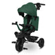 Tricicleta copii, Lionelo Kori, ultra-pliabila si multifunctionala, cu scaun rotativ 360°, control parental, suport pentru picioare si accesorii premium, Verde
