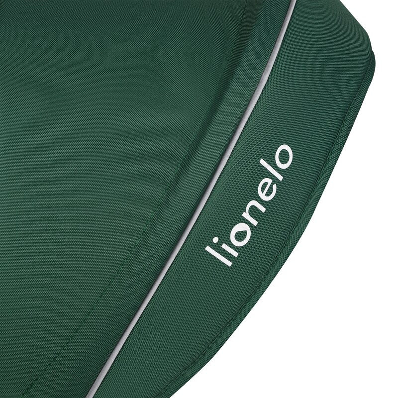 Tricicleta copii, Lionelo Kori, ultra-pliabila si multifunctionala, cu scaun rotativ 360°, control parental, suport pentru picioare si accesorii premium, Verde