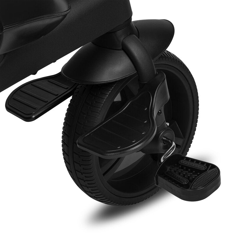Tricicleta copii, Lionelo Kori, ultra-pliabila si multifunctionala, cu scaun rotativ 360°, control parental, suport pentru picioare si accesorii premium, Verde