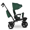 Tricicleta copii, Lionelo, Kori, Ultrapliabila, Multifunctionala, Cu suport de picioare, Control al directiei, Scaun reversibil, Rotire 360 grade, Conform cu standardul european de securitate EN71, Verde