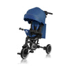 Tricicleta copii, Lionelo, Tris Plus, Ultrapliabila, Multifunctionala, Pana la 25 kg, Inclinare spatar in fata si in spate, Suport picioare, Control al directiei, Scaun reversibil, Rotire 360 grade, Conform cu EN71, 9 luni-5 ani, Albastru