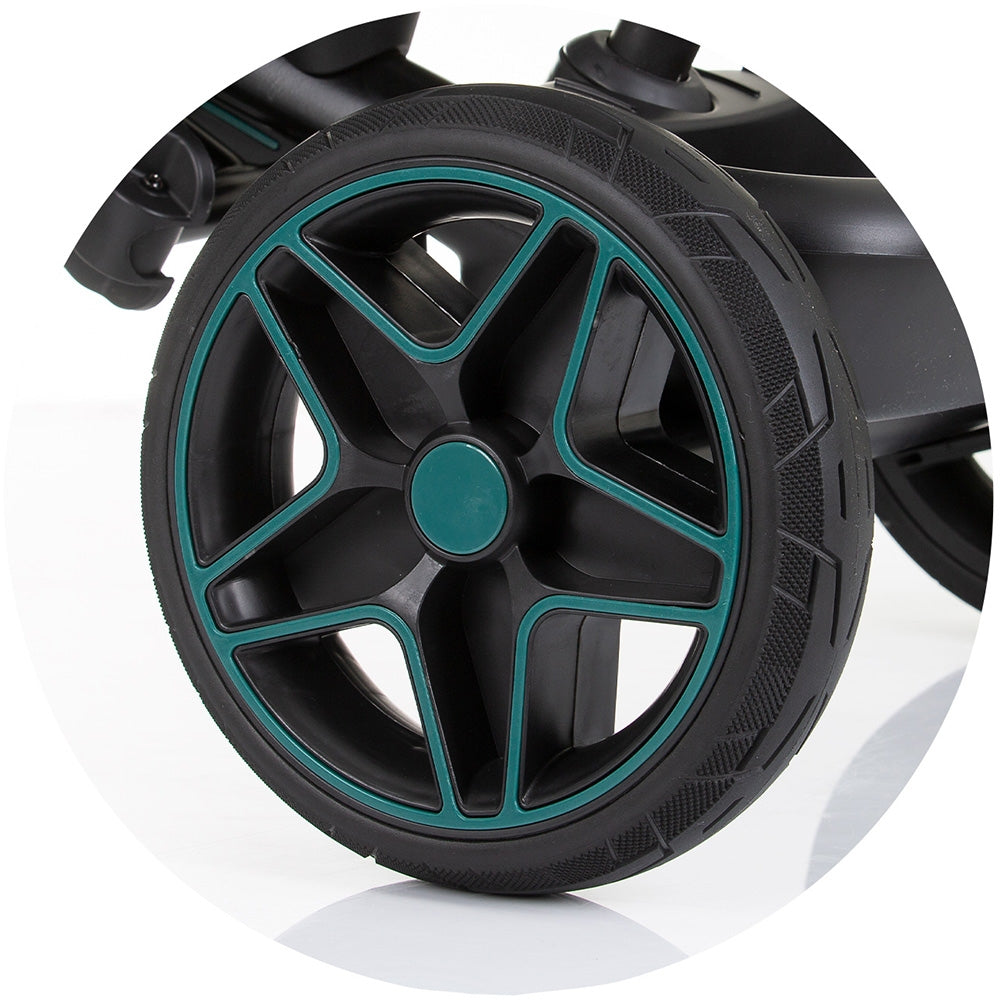 Tricicleta cu copertina si sezut reversibil Chipolino Derby teal - gogobaby.ro