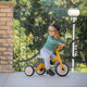 Tricicleta, Petite&Mars, Turbo, 5 in 1, Multifunctionala, Vehicul de impins, Bicicleta cu/fara pedale, Cu maner de ghidaj, Detasabil, Roti din cauciuc, Pana la 25 kg, 1.5-5 ani, Albastru