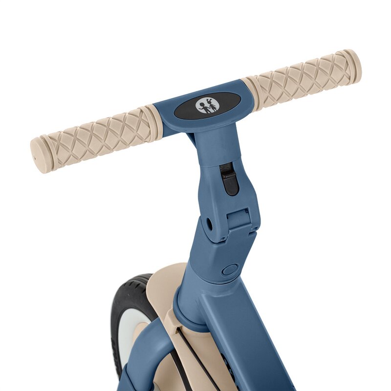 Tricicleta, Petite&Mars, Turbo, 5 in 1, Multifunctionala, Vehicul de impins, Bicicleta cu/fara pedale, Cu maner de ghidaj, Detasabil, Roti din cauciuc, Pana la 25 kg, 1.5-5 ani, Ocean Blue