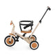 Tricicleta, Petite&Mars, Turbo, 5 in 1, Multifunctionala, Vehicul de impins, Bicicleta cu/fara pedale, Cu maner de ghidaj, Detasabil, Roti din cauciuc, Pana la 25 kg, 1.5-5 ani, Bej