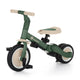 Tricicleta, Petite&Mars, Turbo, 5 in 1, Multifunctionala, Vehicul de impins, Bicicleta cu/fara pedale, Cu maner de ghidaj, Detasabil, Roti din cauciuc, Pana la 25 kg, 1.5-5 ani, Verde