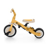 Tricicleta, Petite&Mars, Turbo, 5 in 1, Multifunctionala, Vehicul de impins, Bicicleta cu/fara pedale, Cu maner de ghidaj, Detasabil, Roti din cauciuc, Pana la 25 kg, 1.5-5 ani, Ocru