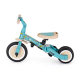 Tricicleta, Petite&Mars, Turbo, Editie limitata, 5 in 1, Multifunctionala, Vehicul de impins, Bicicleta cu/fara pedale, Cu maner de ghidaj, Detasabil, Roti din cauciuc, Pana la 25 kg, 1.5-5 ani, Dino Park