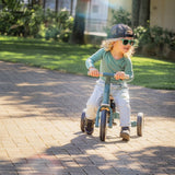 Tricicleta, Petite&Mars, Turbo, Editie limitata, 5 in 1, Multifunctionala, Vehicul de impins, Bicicleta cu/fara pedale, Cu maner de ghidaj, Detasabil, Roti din cauciuc, Pana la 25 kg, 1.5-5 ani, Dino Park