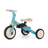 Tricicleta, Petite&Mars, Turbo, Editie limitata, 5 in 1, Multifunctionala, Vehicul de impins, Bicicleta cu/fara pedale, Cu maner de ghidaj, Detasabil, Roti din cauciuc, Pana la 25 kg, 1.5-5 ani, Dino Park