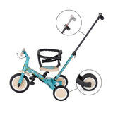 Tricicleta, Petite&Mars, Turbo, Editie limitata, 5 in 1, Multifunctionala, Vehicul de impins, Bicicleta cu/fara pedale, Cu maner de ghidaj, Detasabil, Roti din cauciuc, Pana la 25 kg, 1.5-5 ani, Dino Park