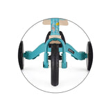 Tricicleta, Petite&Mars, Turbo, Editie limitata, 5 in 1, Multifunctionala, Vehicul de impins, Bicicleta cu/fara pedale, Cu maner de ghidaj, Detasabil, Roti din cauciuc, Pana la 25 kg, 1.5-5 ani, Dino Park
